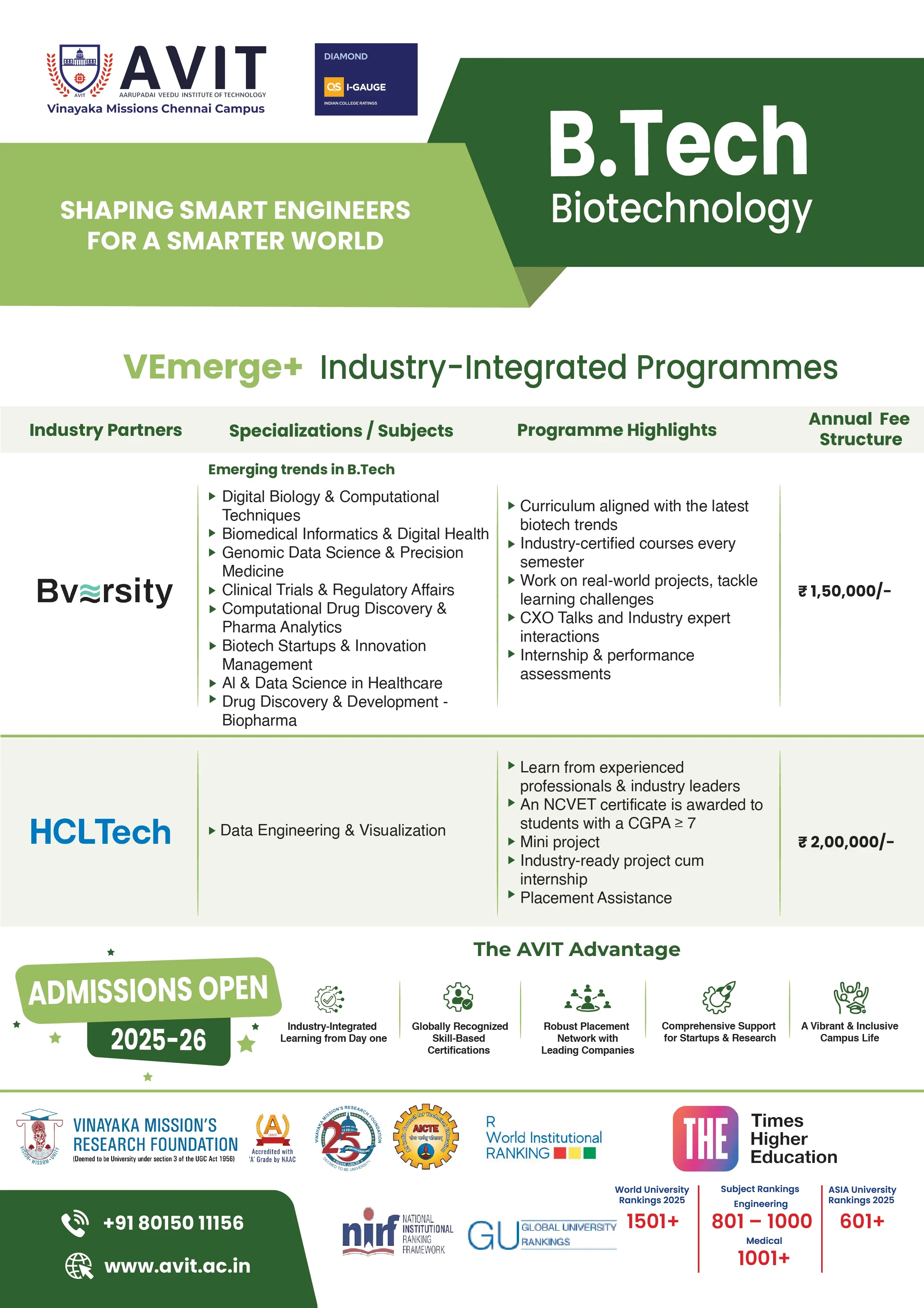Industry Integrated Programmes - VEmerge+